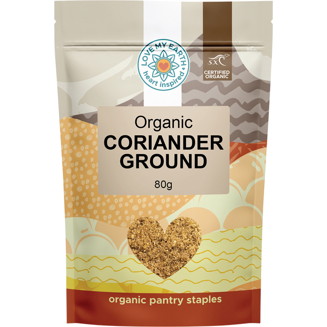 Love My Earth Organic Ground Coriander 80g
