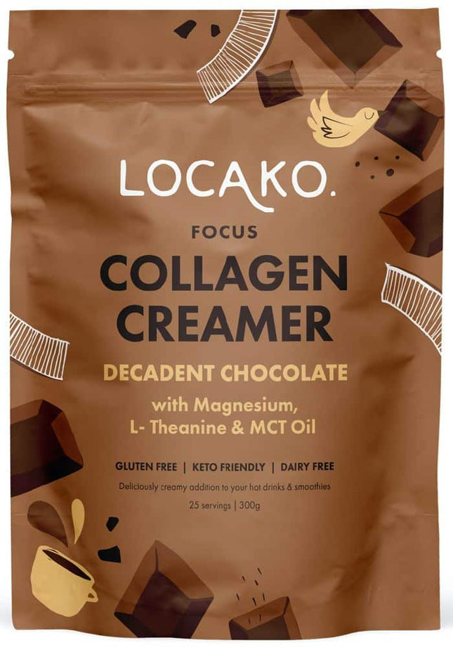 LOCAKO COLLAGEN CREAMER DECADENT CHOC 300G