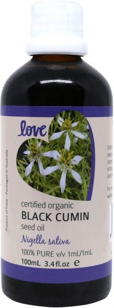 LOVE OILS COLD PRESSED BLACK SEED OIL 100ML