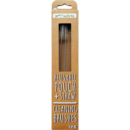 LITTLE MASHIES Straw Cleaning Brushes 3pk | Nuts & Seeds