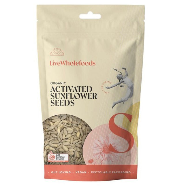 LIVE WHOLEFOODS ORGANIC ACTIVATED SUNFLOWER SEEDS 200G