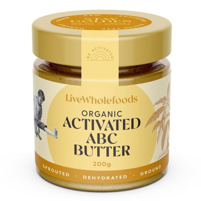 LIVE WHOLEFOODS ORGANIC ACTIVATED ABC BUTTER 200G