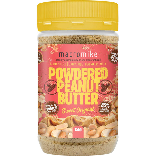 MACRO MIKE - POWDERED PEANUT BUTTER SWEET ORIGINAL 156G