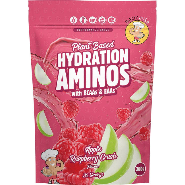 MACRO MIKE - Plant Based Hydration Aminos Apple Raspberry Crush