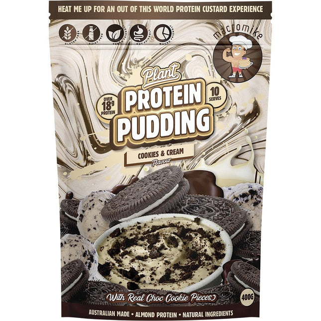 MACRO MIKE - PLANT PROTEIN PUDDING COOKIES & CREAM 400G