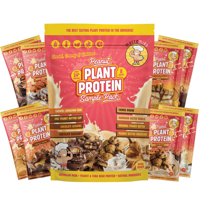 MACRO MIKE - Peanut Plant Protein Sample Pack - 8x40g
