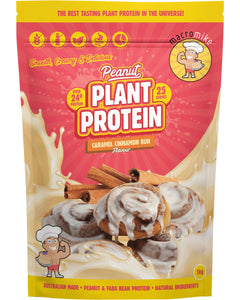 MACRO MIKE Peanut Plant Protein Caramel Cinnamon Bun 1kg | Nuts & Seeds