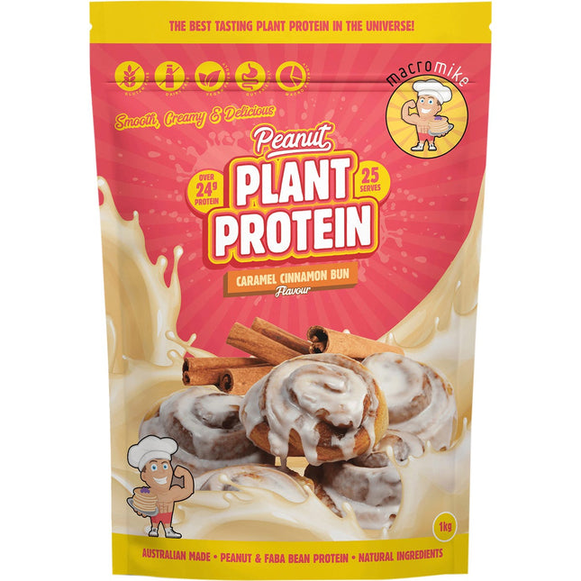 MACRO MIKE - Peanut Plant Protein Caramel Cinnamon Bun