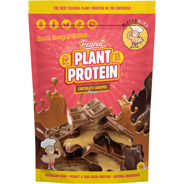 MACRO MIKE Peanut Plant Protein Chocolate Caramel 1kg