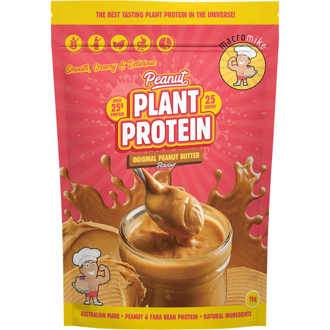 MACRO MIKE - Peanut Plant Protein Original Peanut Butter