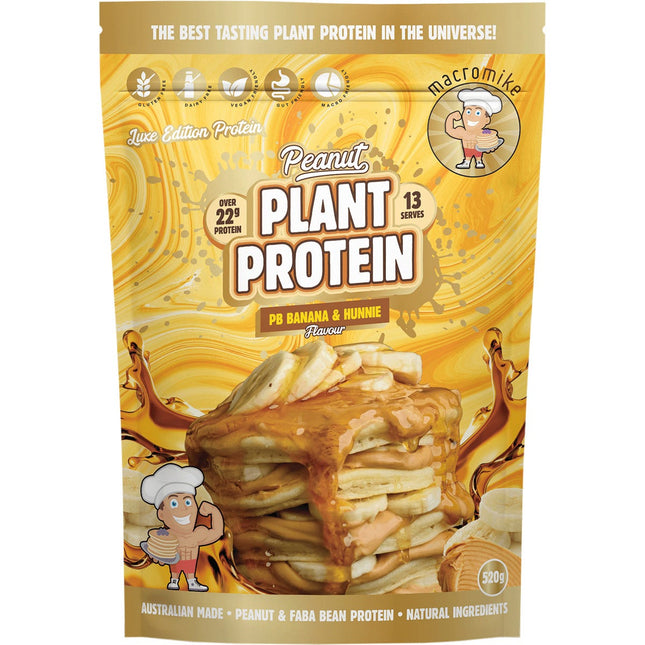 MACRO MIKE - Peanut Plant Protein PB Banana & Hunnie