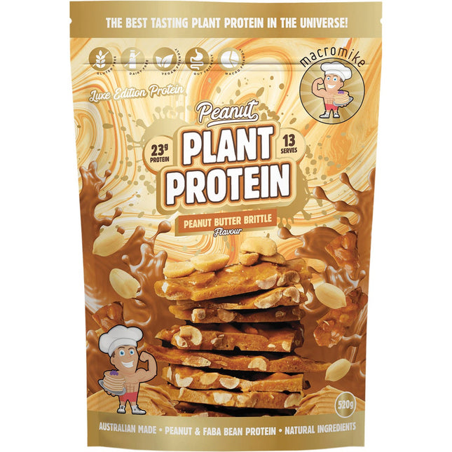 MACRO MIKE - Peanut Plant Protein Peanut Butter Brittle