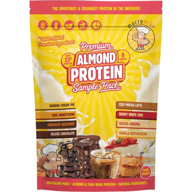 MACRO MIKE - Premium Almond Protein Sample Pack