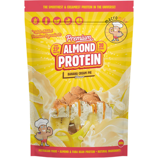 MACRO MIKE - Premium Almond Protein Banana Cream Pie