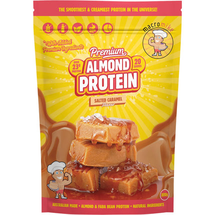MACRO MIKE - Premium Almond Protein Salted Caramel - 800g