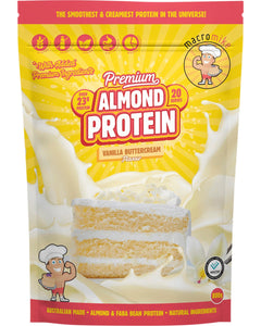MACRO MIKE Premium Almond Protein Vanilla Buttercream 800g | Nuts & Seeds