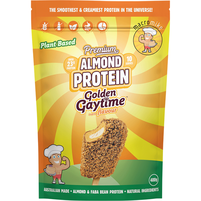 MACRO MIKE Almond Protein Golden Gaytime 400g
