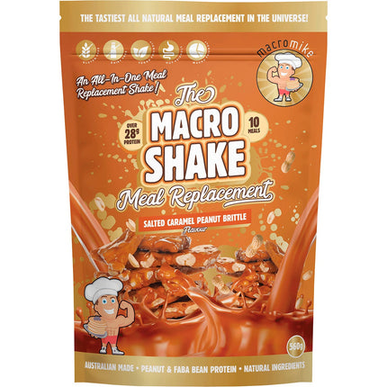 MACRO MIKE - The Macro Shake Meal Replacement Salted Caramel Peanut