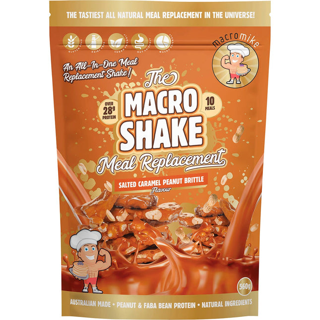 MACRO MIKE - The Macro Shake Meal Replacement Salted Caramel Peanut