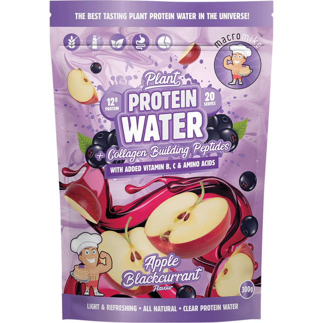 MACRO MIKE - PLANT PROTEIN WATER APPLE BLACKCURRANT 300G