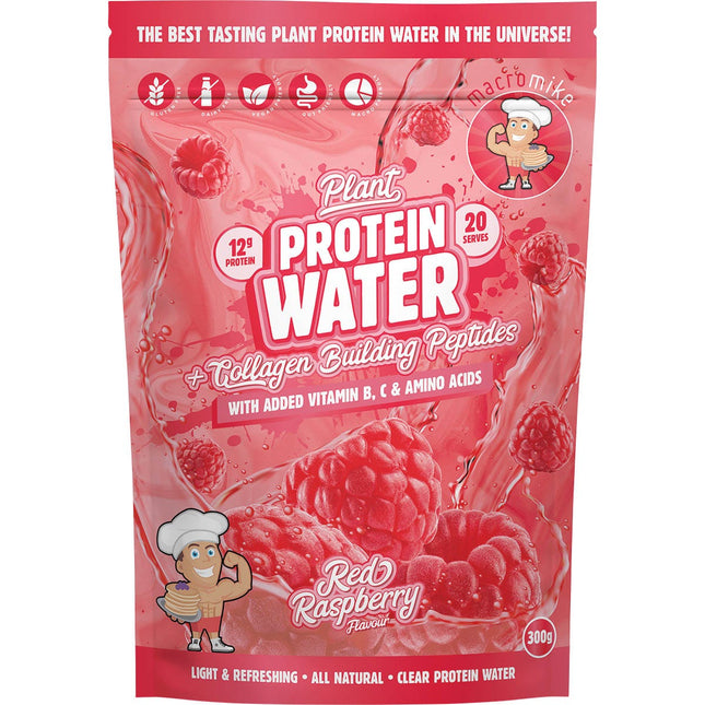 MACRO MIKE - Plant Protein Water Red Raspberry