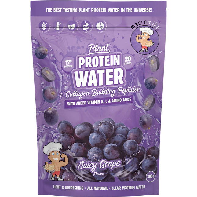 MACRO MIKE - Plant Protein Water Juicy Grape