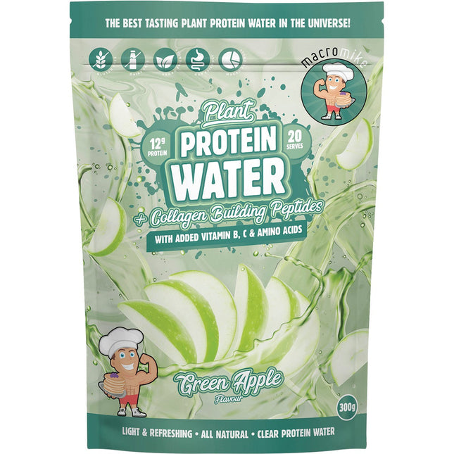 MACRO MIKE - Plant Protein Water Green Apple - 300g