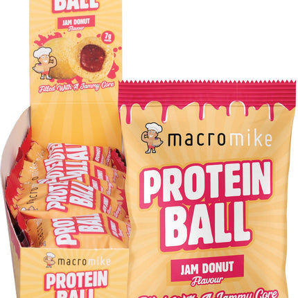 MACRO MIKE - Protein Ball Jam Donut - 12x40g