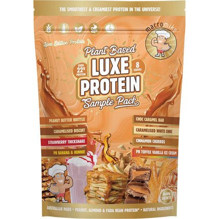 MACRO MIKE - Plant Based Luxe Protein Sample Pack - 8x40g
