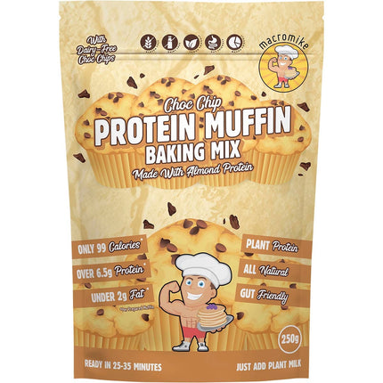 MACRO MIKE - Protein Muffin Baking Mix Choc Chip - 250g