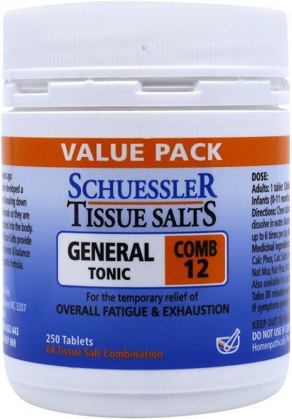 MARTIN & PLEASANCE COMB 12 250 TABS