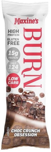 MAXINE’S BURN BAR CHOC CRUNCH OBSESSION 12X40G