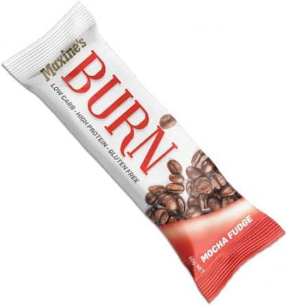 MAXINE’S BURN BAR MOCHA FUDGE G/F 12X40G