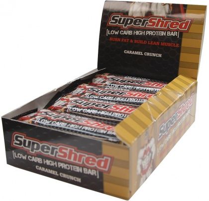 MAX’S SUPERSHRED BAR CARAMEL CRUNCH 12X60G
