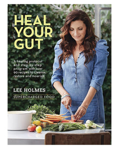 BOOK Heal Your Gut: Supercharged Food by Lee Holmes | Digestive Supplement