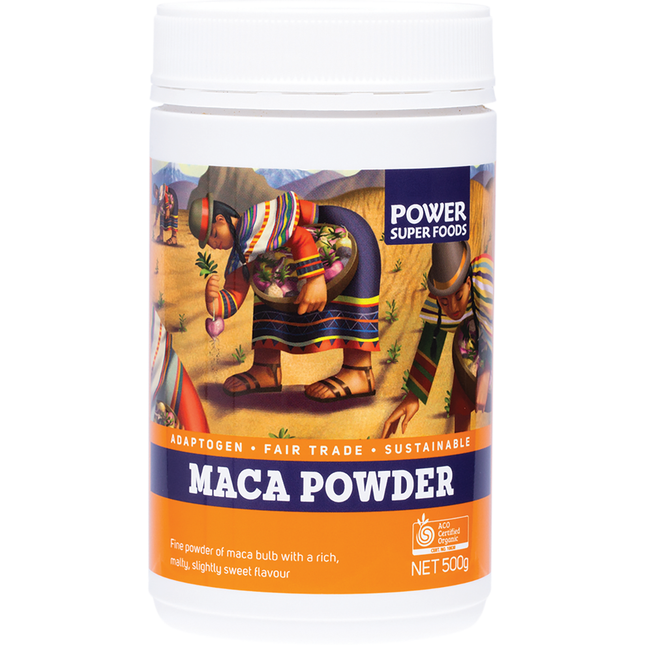 Power Super Foods Certified Organic Maca Powder 500g