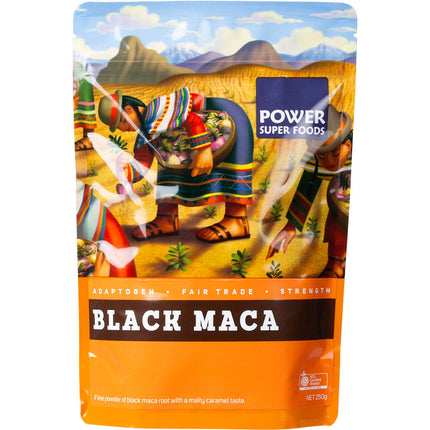 Power Super Foods - Black Maca Powder Certified Organic - 250g