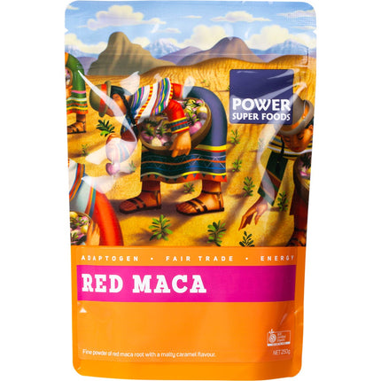 Power Super Foods - Red Maca Powder Certified Organic - 250g