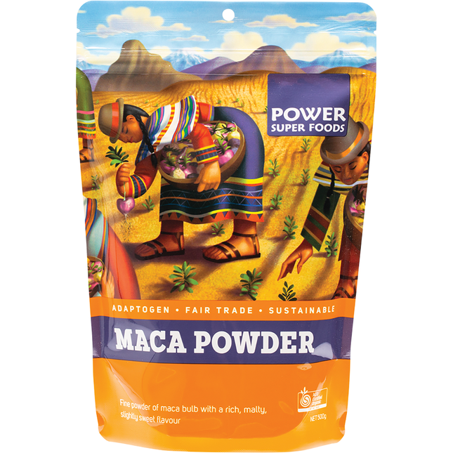 Power Super Foods Maca Powder Certified Organic 500g