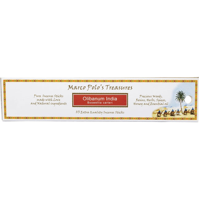 MARCO POLO'S TREASURES Incense Sticks Olibanum India 10pk | Cooking Oil