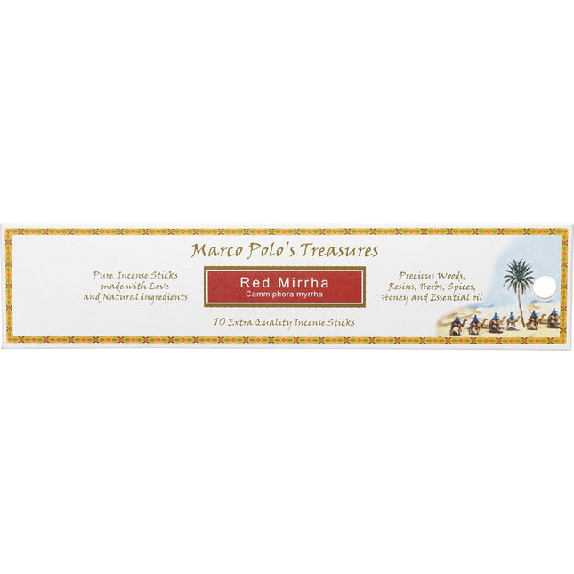 MARCO POLO'S TREASURES Incense Sticks Red Mirrha 10pk | Tea