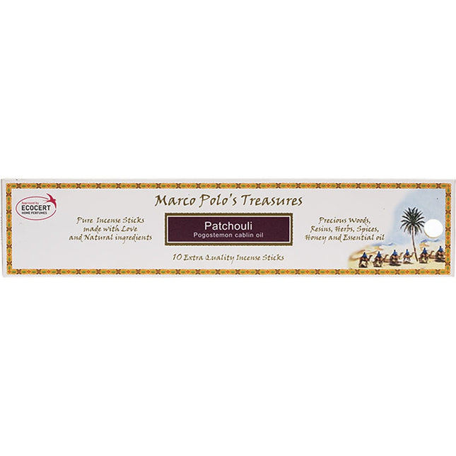 MARCO POLO'S TREASURES Incense Sticks Patchouli 10pk | Nuts & Seeds