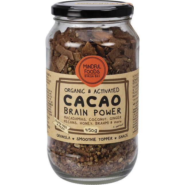 Mindful Foods - Cacao Brain Power Granola Organic & Activated