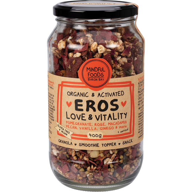 Mindful Foods Eros Love & Vitality Granola Organic & Activated 400g