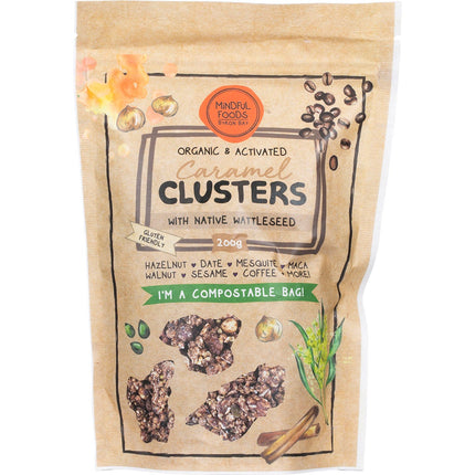 Mindful Foods - Caramel Clusters Native Wattle Seed Organic & Activated