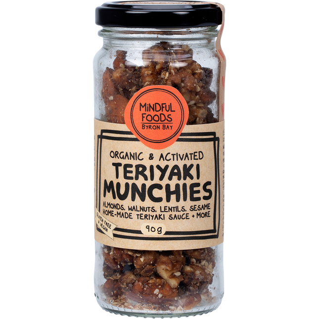Mindful Foods Teriyaki Munchies Organic & Activated 90g