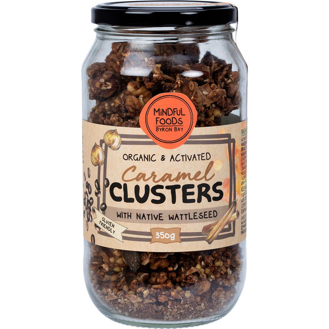 Mindful Foods - Caramel Clusters Native Wattle Seed Organic & Activated