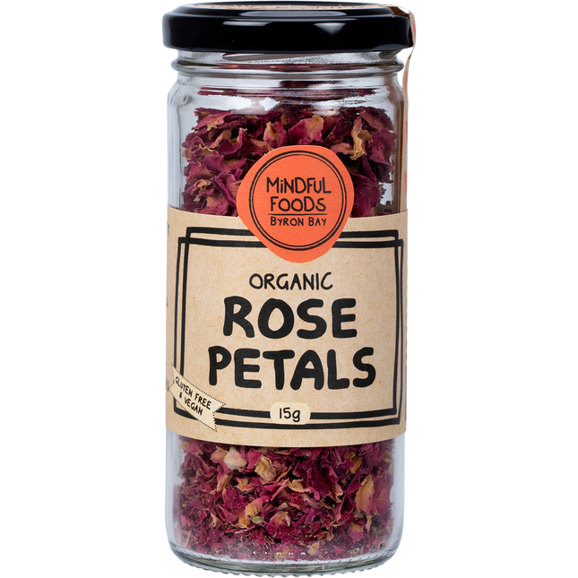 Mindful Foods Organic Rose Petals 15g