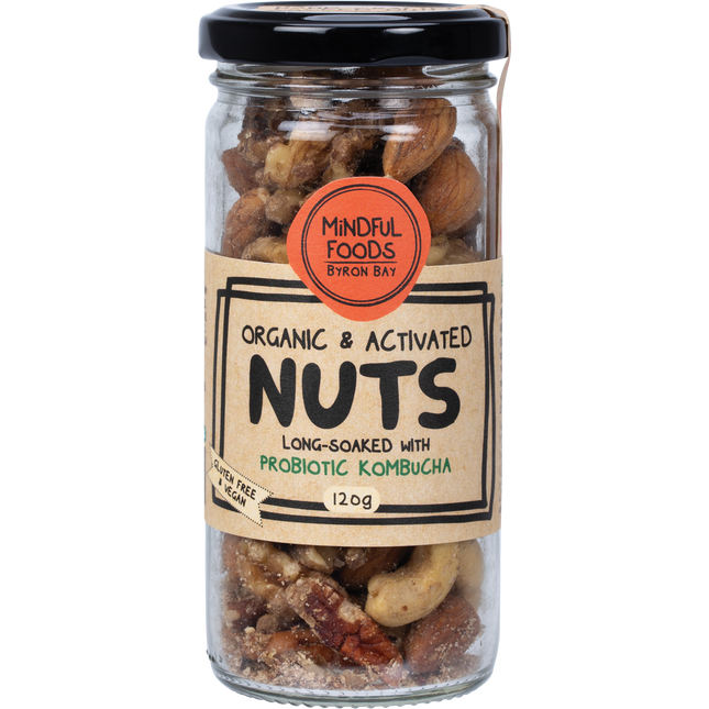 Mindful Foods Organic & Activated Mixed Nuts 120g