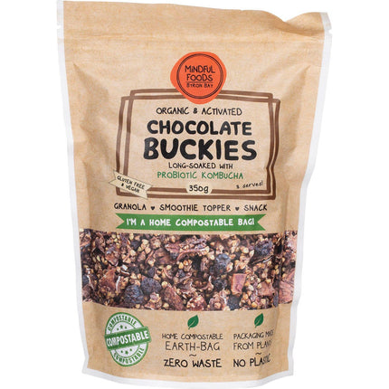 Mindful Foods - Buckies Chocolate - 350g